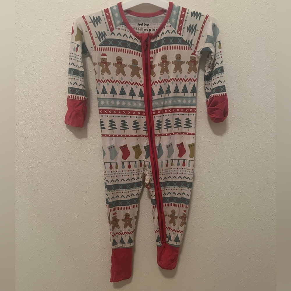 Fair isle little sleepies zippy